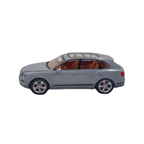 Miniatur Motorfahrzeug-Modelle 1:64 Für LF Bentley Bentayga Simulation Legierung Automodell Schlafzimmer Maßstab Retro Dekoration Spielzeug Fertigmodell(Gray) von BMAONZ