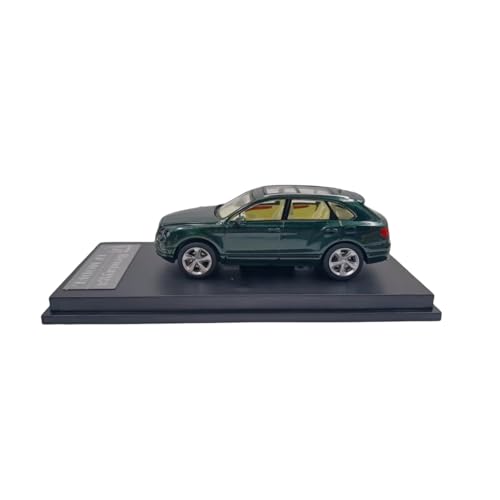 Miniatur Motorfahrzeug-Modelle 1:64 Für LF Bentley Bentayga Simulation Legierung Automodell Schlafzimmer Maßstab Retro Dekoration Spielzeug Fertigmodell(Green) von BMAONZ