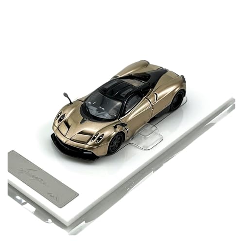 Miniatur Motorfahrzeug-Modelle 1:64 Für Pagani Fancy Coupe Flügeltüren Und Heckklappe Für Öffnen Küche Spirituosenschrank Vitrine Fertigmodell(Gold) von BMAONZ