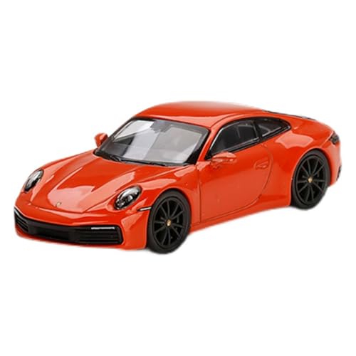 Miniatur Motorfahrzeug-Modelle 1:64 Für Porsche 911 992 4S Luxus-Supersportwagen-Legierungsautomodell High-End-Kollektion Ornamente Fertigmodell von BMAONZ