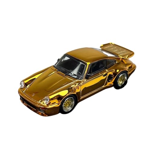 Miniatur Motorfahrzeug-Modelle 1:64 Für Porsche 930 Blackbird 911 Turbo Gulf Coast Legierung Automodell Sammlerstück Maßstab Automodelle Dekoration Fertigmodell(Gold) von BMAONZ