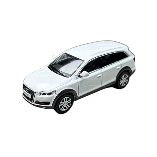 Miniatur Motorfahrzeug-Modelle 1:64 Für Q7 2008 Quattro Mode Druckguss Legierung Auto Modelle Sammeln Spielzeug Modell Enthusiasten Display Fertigmodell(White) von BMAONZ