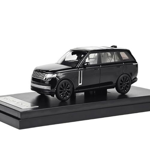Miniatur Motorfahrzeug-Modelle 1:64 Für Range Rover 2022 Legierung Auto Modell Mini Fahrzeug Spielzeug Lagerung Desktop Dekoration Schwarz Fertigmodell von BMAONZ