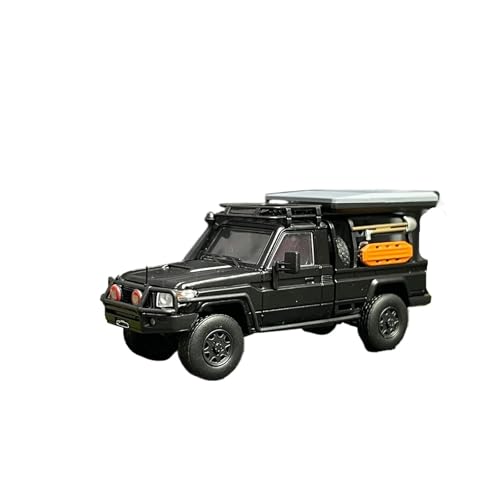 Miniatur Motorfahrzeug-Modelle 1:64 Für Toyota LC79 Tucao Schwer Modifiziertes Crossover-Automodell Aus Legierung Hobbyist Sammlerserie Automodelle Fertigmodell(Black) von BMAONZ