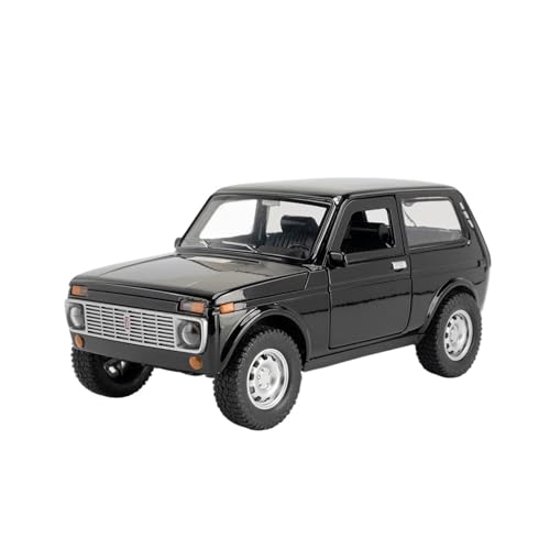 Miniatur Motorfahrzeug-Modelle Auto Im Maßstab 1 18 Für Lada NIVA, Legierungsautomodell, Geländewagenmodell Mit Sound- Und Lichtsammlung Fertigmodell(Schwarz) von BMAONZ