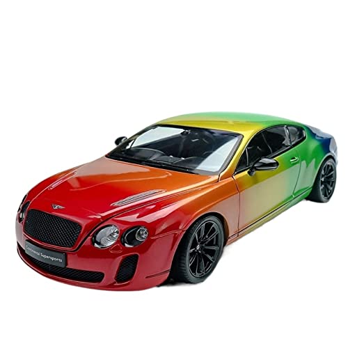 Miniatur Motorfahrzeug-Modelle Für Bentley Continental GT Rainbow Limited Edition Simulation Alloy Full Door Scale Car Model 1 18 Fertigmodell von BMAONZ