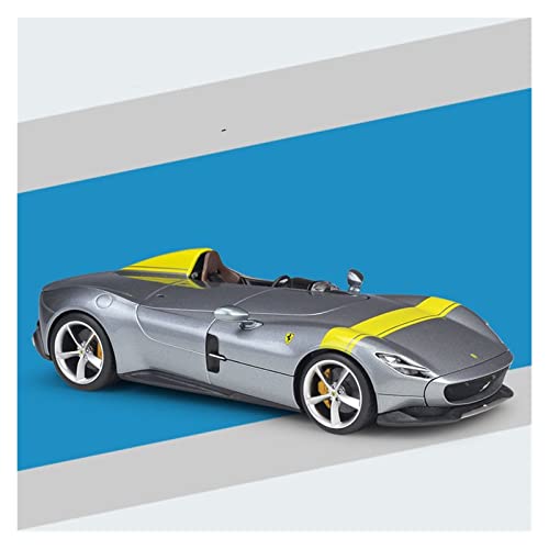 Miniatur Motorfahrzeug-Modelle Für Ferrari SF90Spider Cabrio Sportwagen Simulation Legierung Full Door Scale Car Collection Modell 1 18 Fertigmodell(8) von BMAONZ