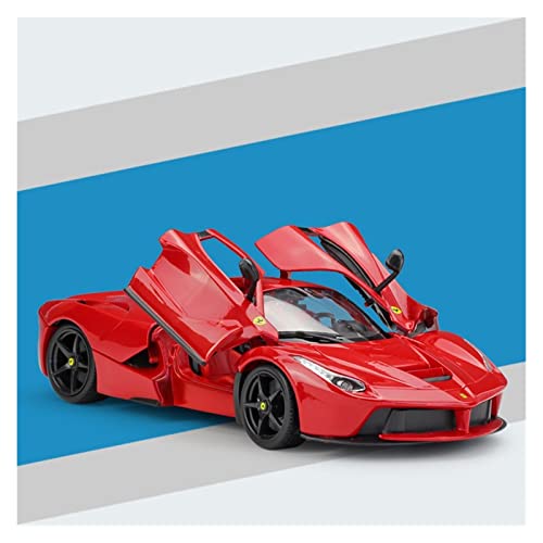 Miniatur Motorfahrzeug-Modelle Für Ferrari SF90Spider Cabrio Sportwagen Simulation Legierung Full Door Scale Car Collection Modell 1 18 Fertigmodell(9) von BMAONZ