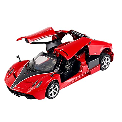 Miniatur Motorfahrzeug-Modelle Für Pagani Huayra Zonda Supercar Zurückziehen Von Sound Und Licht 1 32 Spielzeug Diecast Alloy Metal Model Fertigmodell(Rot) von BMAONZ