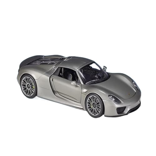 Miniatur Motorfahrzeug-Modelle Für Porsche 918 Spyder Sportwagen Simulation Fertigauto Metallmodellbausatz 1 18 Fertigmodell(C) von BMAONZ