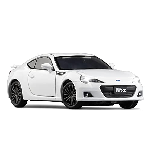 Miniatur Motorfahrzeug-Modelle Für Subaru 2019 BRZ Sound and Light 1 32 Kinderspielzeug Diecast Alloy Metal Car Model Collection Fertigmodell(White) von BMAONZ