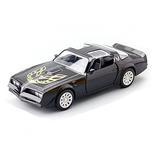 Miniatur Motorfahrzeug-Modelle Maßstab 1 36 Diecast Alloy Metal Collection Sportwagenmodell Für Pontiac 1978 Firebird Toys Vehicle Fertigmodell(Schwarz) von BMAONZ