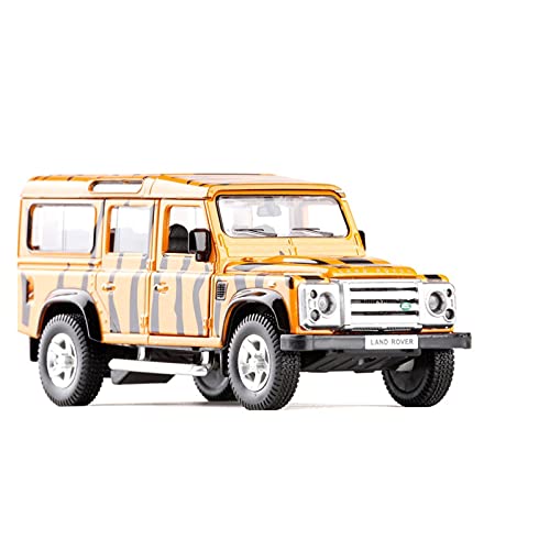 Miniatur Motorfahrzeug-Modelle Maßstab 1 36 Hohe Nachahmung Legierung Modellauto Für Land Defender SUV Zurückziehen Metall Auto Spielzeug Diecast Auto Fertigmodell(Orange-a) von BMAONZ