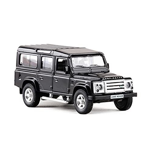 Miniatur Motorfahrzeug-Modelle Maßstab 1 36 Hohe Nachahmung Legierung Modellauto Für Land Defender SUV Zurückziehen Metall Auto Spielzeug Diecast Auto Fertigmodell(Schwarz) von BMAONZ