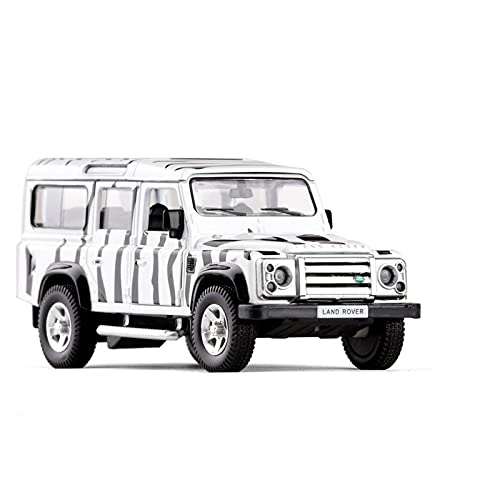 Miniatur Motorfahrzeug-Modelle Maßstab 1 36 Hohe Nachahmung Legierung Modellauto Für Land Defender SUV Zurückziehen Metall Auto Spielzeug Diecast Auto Fertigmodell(White-a) von BMAONZ