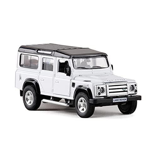 Miniatur Motorfahrzeug-Modelle Maßstab 1 36 Hohe Nachahmung Legierung Modellauto Für Land Defender SUV Zurückziehen Metall Auto Spielzeug Diecast Auto Fertigmodell(White-b) von BMAONZ