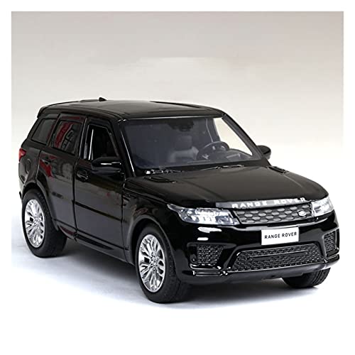 Miniatur Motorfahrzeug-Modelle Modellauto 1 32 Legierung Für Land-Rover Range Rover Sound Und Licht Modell Diecast Auto Simulation Sammlung Spielzeug Fertigmodell(Schwarz) von BMAONZ