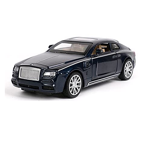 Miniatur Motorfahrzeug-Modelle Modellauto 1 32 Legierung Für Rolls-Royce Zurückziehen Sound Und Licht Modell Diecast Spielzeugauto Simulation Fertigmodell(Schwarz) von BMAONZ