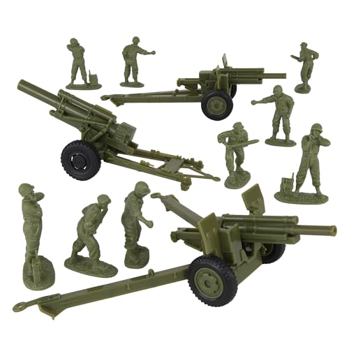 BMC CTS WW2 US Artillery 12 Stück OD Grün Miniatur Kunststoff Armee Zubehör BMC CTS WW2 US Artillery 12 Stück OD Grün Miniatur Kunststoff Armee Zubehör von BMC Toys
