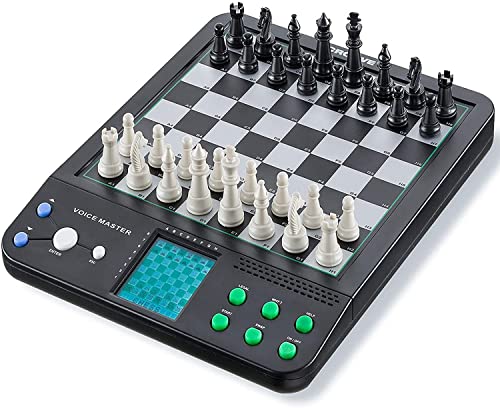 BMDHA Chess Set Intelligent Schachcomputer Erwachsene Mensch-Maschine-Interaktion Elektronisches Schach Elektronisches Schachbrett 3D Schach Geschenk für Die Familie von BMDHA