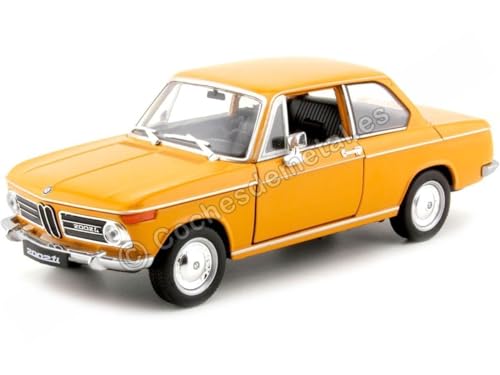 BMW 2002 Ti, orange, 1968, Modellauto, Fertigmodell, Welly 1:24 von BMW