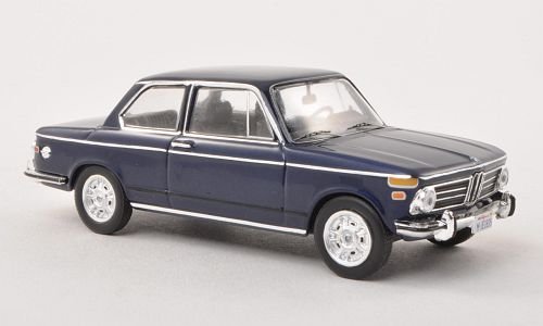 BMW 2002 tii, met.-dkl.-blau, US-Version , 1972, Modellauto, Fertigmodell, IXO 1:43 von BMW