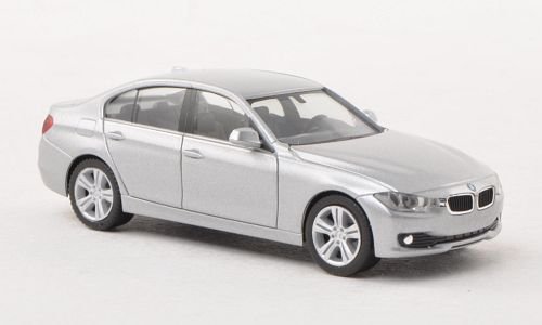 BMW 3er (F30), silber , Modellauto, Fertigmodell, Herpa 1:87 von BMW