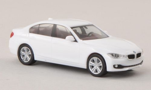 BMW 3er Limousine (F30), Weiss, Modellauto, Fertigmodell, Herpa 1:87 von BMW