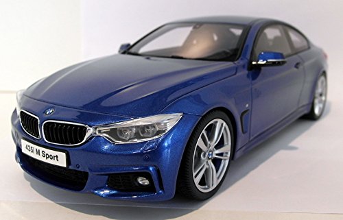 BMW 435i M-Sport, metallic-blau, Modellauto, Fertigmodell, GT Spirit 1:18 von BMW