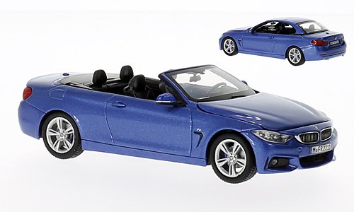 BMW 4er Cabriolet (F33), met.-blau , 2013, Modellauto, Fertigmodell, Kyosho 1:43 von BMW