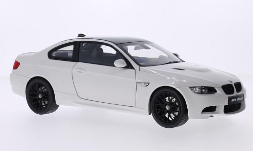 BMW M3 (E92M), Weiss/Carbon, Modellauto, Fertigmodell, Kyosho 1:18 von BMW