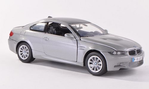BMW M3 (E92M), met.-grau/carbon , Modellauto, Fertigmodell, Motormax 1:24 von BMW