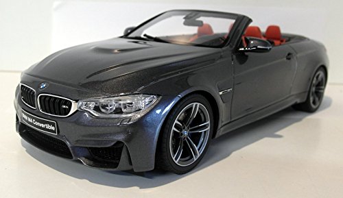 BMW M4 (F83) Cabriolet, metallic-grau, 0, Modellauto, Fertigmodell, GT Spirit 1:18 von BMW