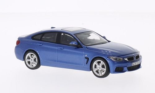 BMW Original 4er Gran Coupé (F36) Miniatur 1:43 in Estoril Blau von BMW