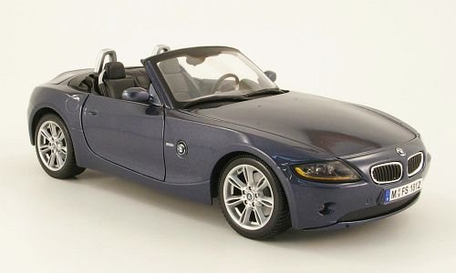 BMW Z4, met.-graublau , 2003, Modellauto, Fertigmodell, Maisto 1:18 von BMW