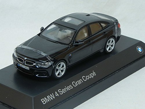 BMW 1:43 Modellauto 4er GT Grand Coupe F36 430i/428i Schwarz Saphir Metallic - Kid - Kinder - Unisex - Windbetrieben von BMW