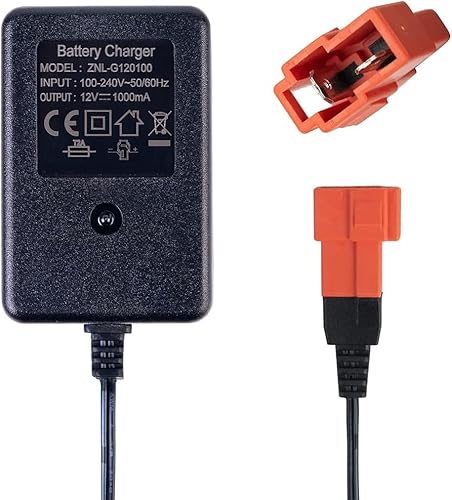 12 Volt Batterieladegerät für Aufsitzspielzeug 12V Kinder Aufsitzauto Ladegerät, 12V Elektroauto Aufsitzspielzeug Batterie Stromadapter Vierkantstecker von BNBBSC