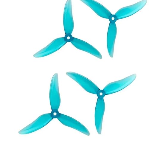 BNEAIGHW Propeller 5149 51499 5-Zoll-Vorwärts- und Rückwärtspropeller, die durch dreiblättrige Hochgeschwindigkeitspropeller Rasen Teil ersetzen(4PCS 51499 Blue) von BNEAIGHW