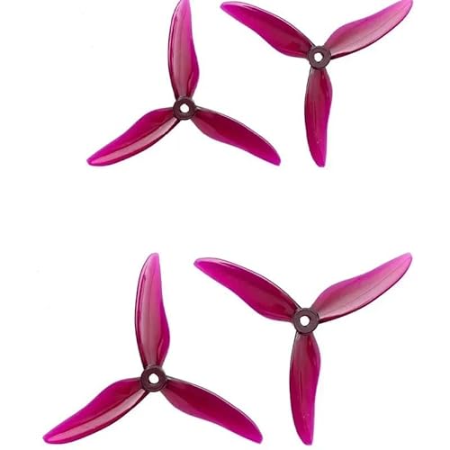 BNEAIGHW Propeller 5149 51499 5-Zoll-Vorwärts- und Rückwärtspropeller, die durch dreiblättrige Hochgeschwindigkeitspropeller Rasen Teil ersetzen(4PCS 51499 Purple) von BNEAIGHW