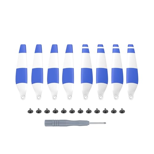 BNEAIGHW Propeller 6030 Propeller, kompatibel mit 3 PRO/Props Blade, leichten Flügelventilatoren, Ersatz-Ersatzteilen, Drohnenzubehör, RC-Hubschrauber-Propeller Teil ersetzen(8 PC Blue) von BNEAIGHW