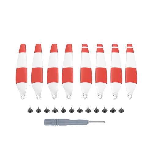 BNEAIGHW Propeller 6030 Propeller, kompatibel mit 3 PRO/Props Blade, leichten Flügelventilatoren, Ersatz-Ersatzteilen, Drohnenzubehör, RC-Hubschrauber-Propeller Teil ersetzen(8 PC Red) von BNEAIGHW