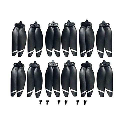 BNEAIGHW Propeller Bürstenlose Propellerblätter, Maple Leaf-Ersatzteile, kompatibel mit L900Pro RC-Drohne, kompatibel mit L900 Pro GPS-Quadcopter-Zubehör Teil ersetzen(12pcs) von BNEAIGHW