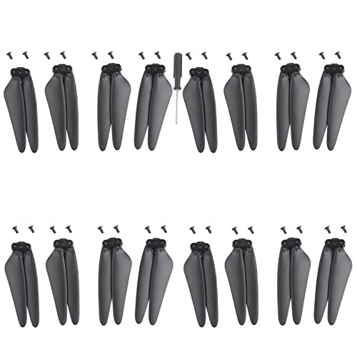BNEAIGHW Propeller Ersatzpropeller, kompatibel mit SG906/X193/X7 PRO, Luft-Vierachsen-Flugzeugzubehör, Ferndrohne, CW-CCW-Schaufel Teil ersetzen(16PCS) von BNEAIGHW