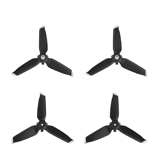 BNEAIGHW Propeller Propeller Combo Drone Leise Flugpropeller kompatibel mit FPV Drone Zubehör RC Hubschrauber Propeller RC Hubschrauber Flugzeuge Propeller RC Propeller Teil ersetzen(2 Pair Sliver) von BNEAIGHW