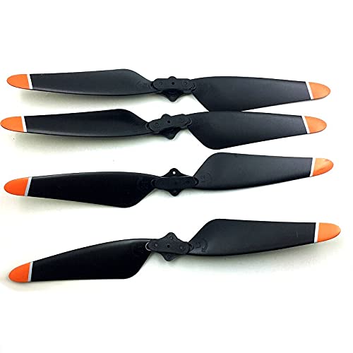 BNEAIGHW Propeller Propeller-Ersatzteilset kompatibel mit ACCS CW CCW GPS 5G WiFi FPV mit 6K ESC HD-Kamera 2-Achsen-Gimbal RC Pro-Drohne kompatibel mit X17 Pro-Drohne Teil ersetzen(Orange) von BNEAIGHW
