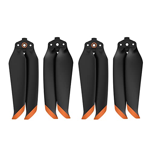 Propeller 7238 Low Noise Props 7238F Propeller Kompatibel mit Air 2 Kompatibel mit AIR 2S Drohnenzubehör RC-Hubschrauber Propeller RC-Hubschrauber Flugzeuge Propeller Teil ersetzen(2 Pairs Orange) von BNEAIGHW