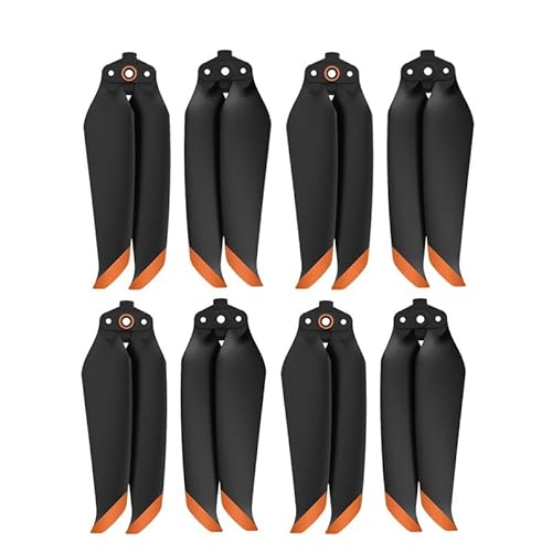 Propeller 7238 Low Noise Props 7238F Propeller Kompatibel mit Air 2 Kompatibel mit AIR 2S Drohnenzubehör RC-Hubschrauber Propeller RC-Hubschrauber Flugzeuge Propeller Teil ersetzen(4 Pairs Orange) von BNEAIGHW