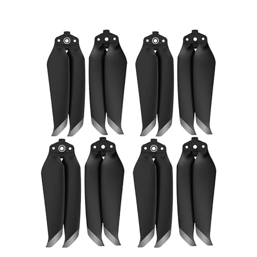 Propeller 7238 Low Noise Props 7238F Propeller Kompatibel mit Air 2 Kompatibel mit AIR 2S Drohnenzubehör RC-Hubschrauber Propeller RC-Hubschrauber Flugzeuge Propeller Teil ersetzen(4 Pairs Silver) von BNEAIGHW