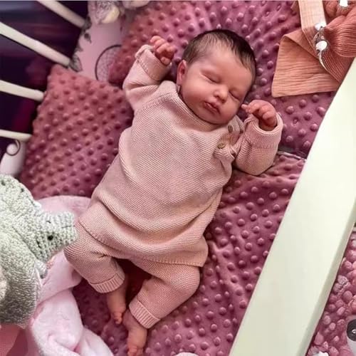BNNPUU Realistische Reborn BabyPuppen 20 Zoll Neugeborene Baby Puppen weichen Vinyl Körper Sieht aus wie EIN echtes Geschlossene Augen Junge BNNPUU Realistische Reborn BabyPuppen 20 Zoll Neugeborene Baby Puppen weichen Vinyl Körper Sieht aus wie EIN echtes Geschlossene Augen Junge von BNNPUU