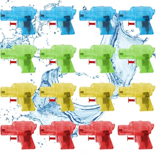 BNWRRCVKE Wasserpistole Kinder, 16 Stücke Wasserpistolen, Wasserspritzpistole Kinder Spielzeug für Mädchen Junge Sommerpartys im Freien, Geburtstag, Strand, Pool BNWRRCVKE Wasserpistole Kinder, 16 Stücke Wasserpistolen, Wasserspritzpistole Kinder Spielzeug für Mädchen Junge Sommerpartys im Freien, Geburtstag, Strand, Pool von BNWRRCVKE